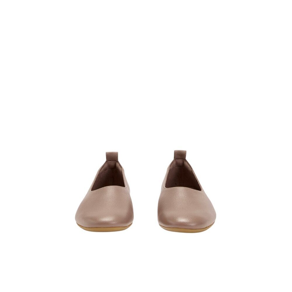 Everlane Mocha Taupe Leather Day Glove Flats Ballet Shoes Discontinued Color 9.5 - Picture 4 of 15